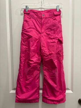 Columbia Bright Pink Kids Snow Pants Size Small